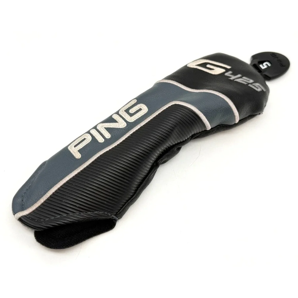 PING G425 Hybrid Golf Club Headcover - Black Grey - Adjustable Tag 2-7 OEM